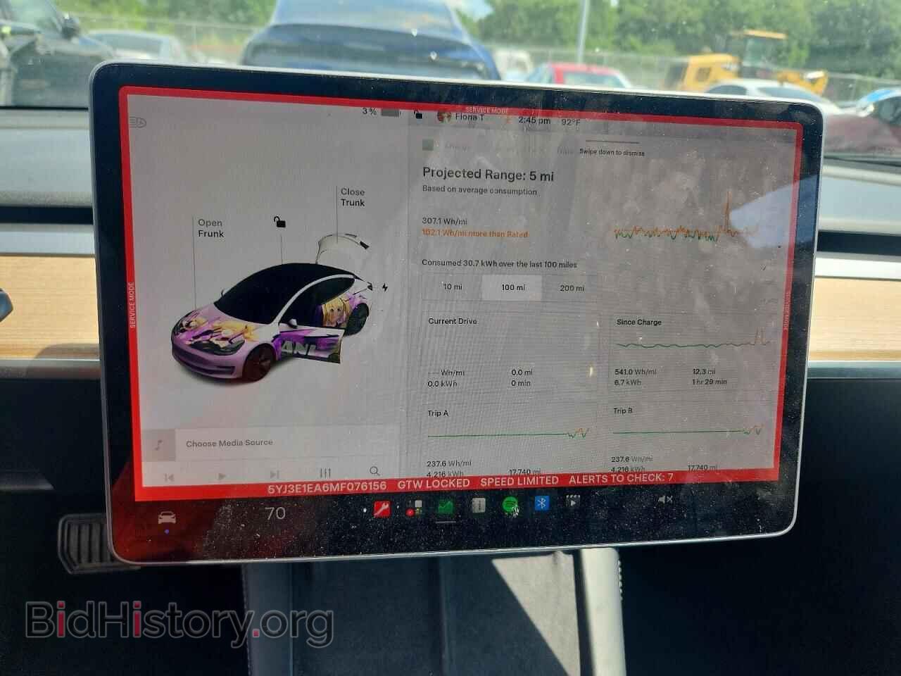 2021 TESLA MODEL 3 - VIN: 5YJ3E1EA6MF076156 - Photo 9