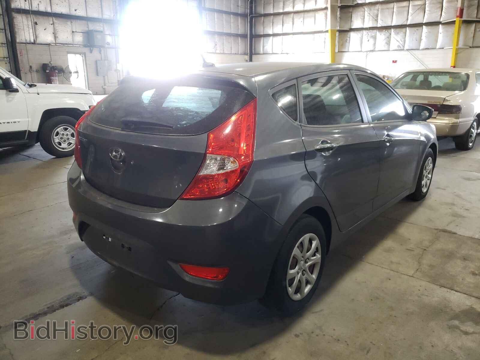 2012 HYUNDAI ACCENT - VIN: KMHCT5AEXCU023872 - Фото 4