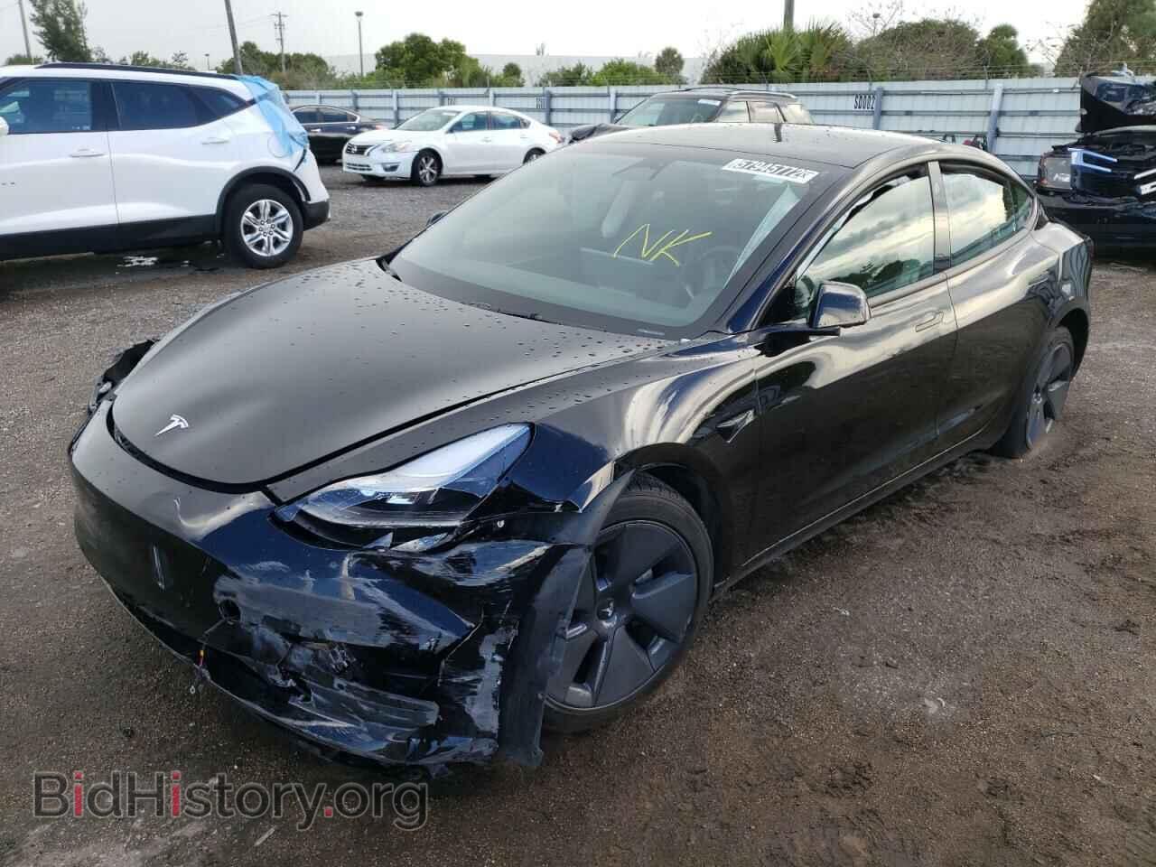 2022 TESLA MODEL 3 - VIN: 5YJ3E1EA7NF185310 - Фото 2