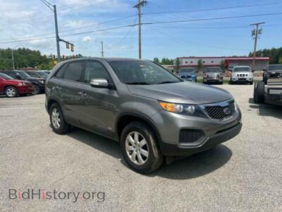 2012 Kia SORENTO Base, gray — VIN 5XYKTDA63CG277721, Copart