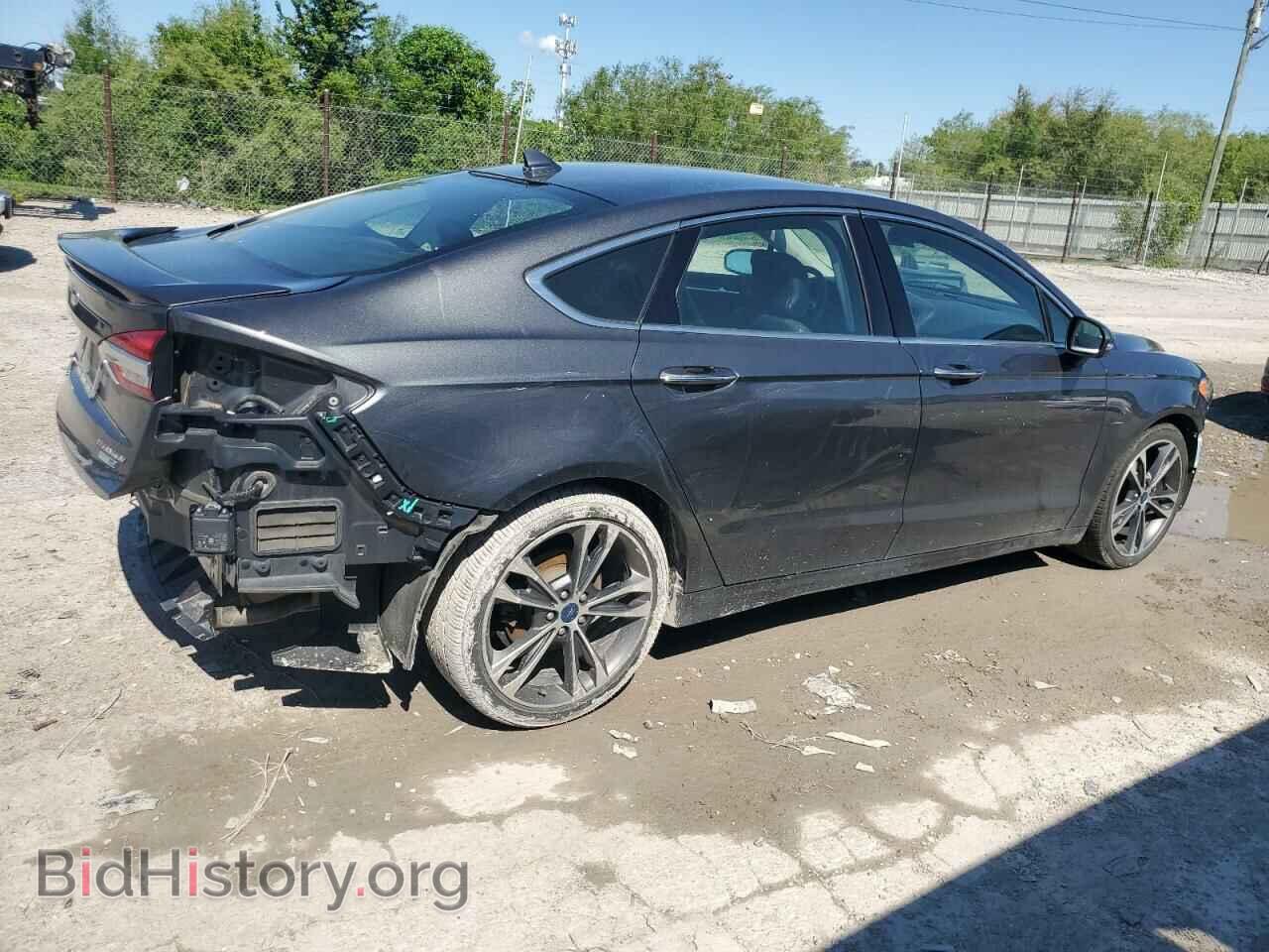 2019 FORD FUSION - VIN: 3FA6P0D92KR186809 - Фото 3