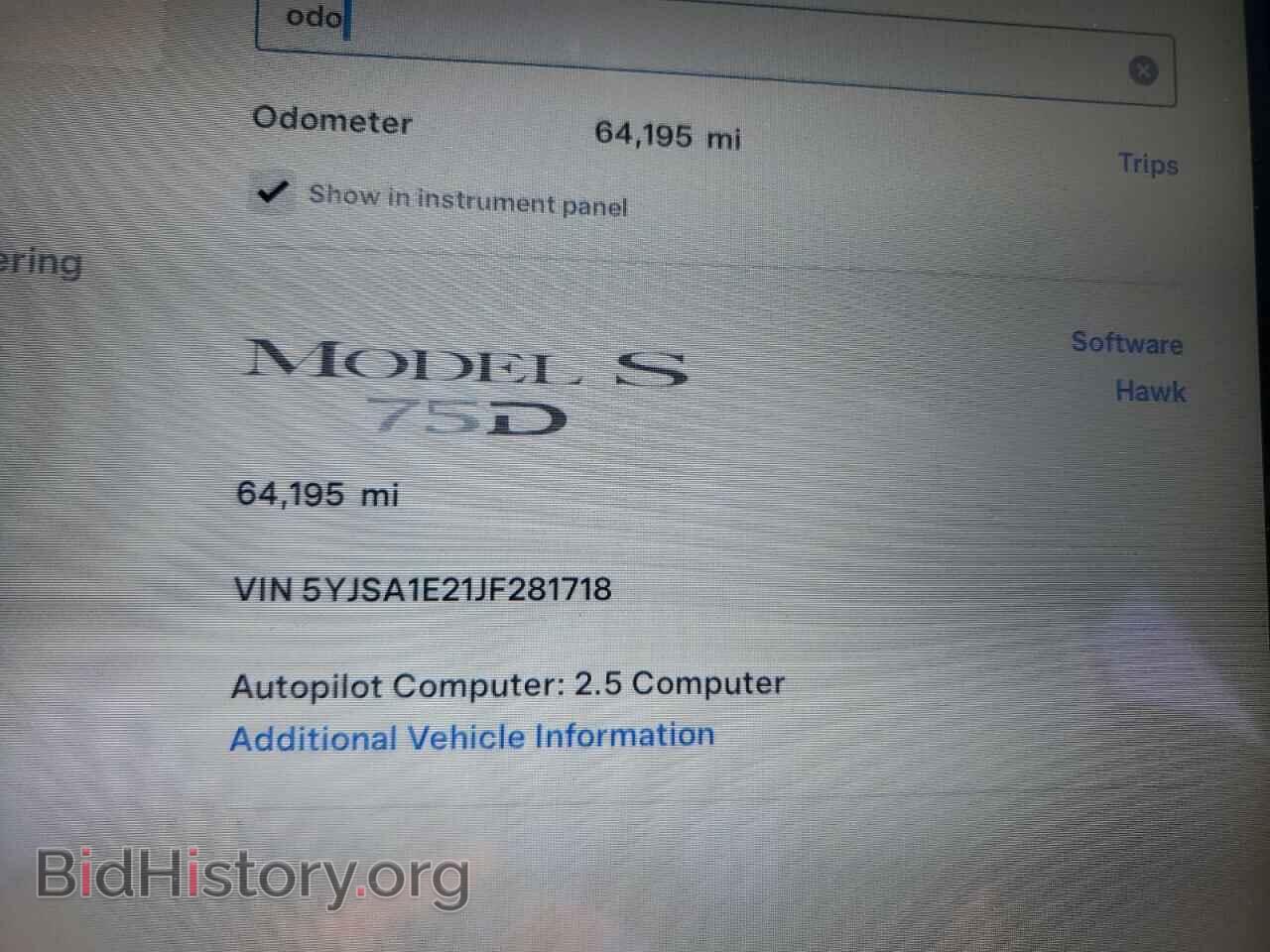 2018 TESLA MODEL S - VIN: 5YJSA1E21JF281718 - Photo 9