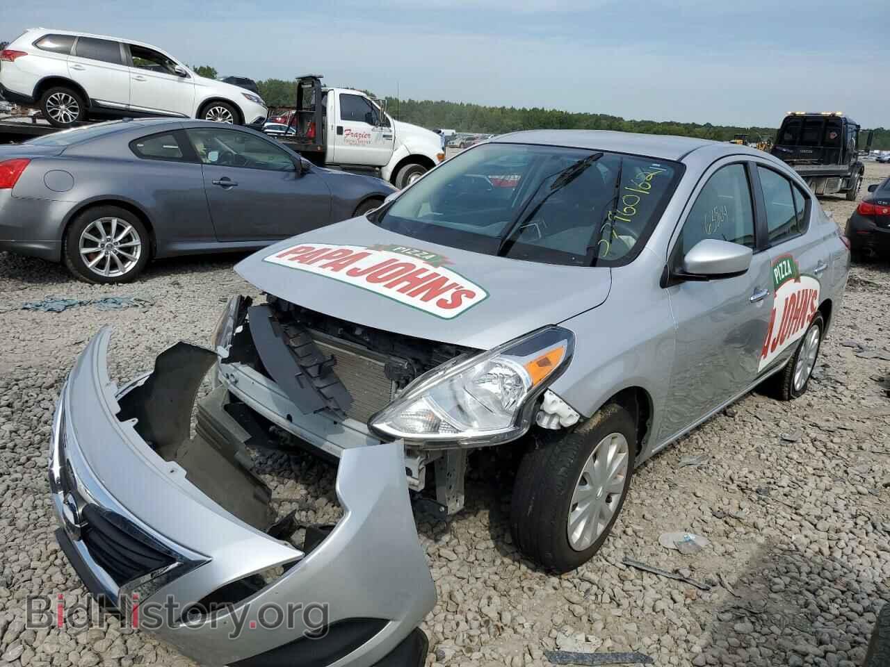 2019 NISSAN VERSA - VIN: 3N1CN7AP2KL830703 - Фото 2