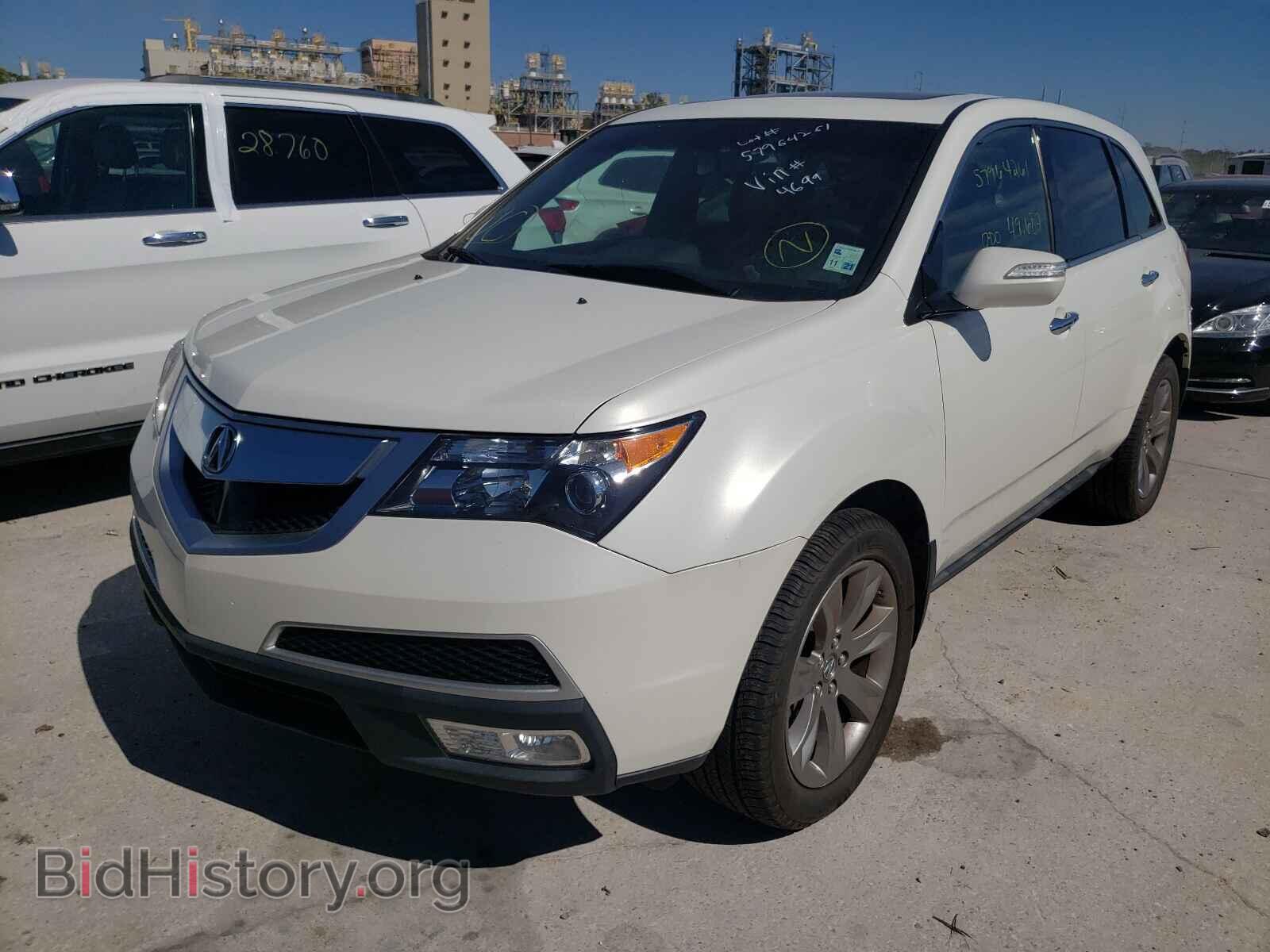 2013 ACURA MDX - VIN: 2HNYD2H63DH524699 - Фото 2