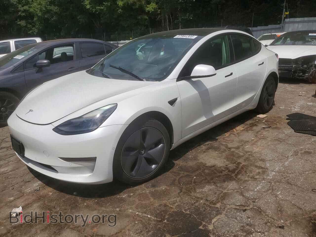 Photo 5YJ3E1EB8NF291242 - TESLA MODEL 3 2022