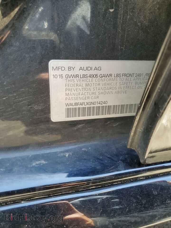 2016 AUDI A4 - VIN: WAUBFAFLXGN014240 - Фото 12