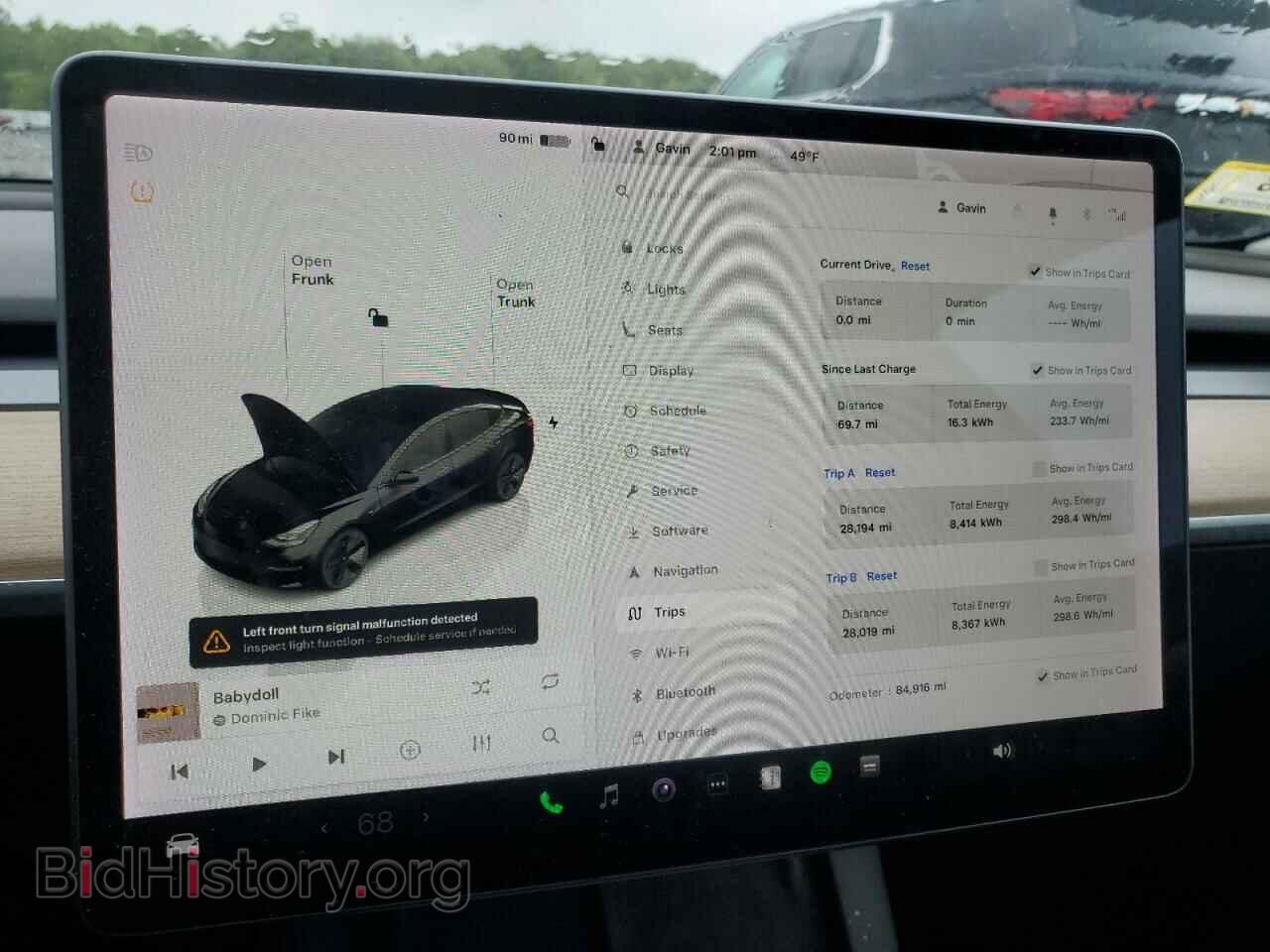 2022 TESLA MODEL 3 - VIN: 5YJ3E1EBXNF185018 - Фото 9