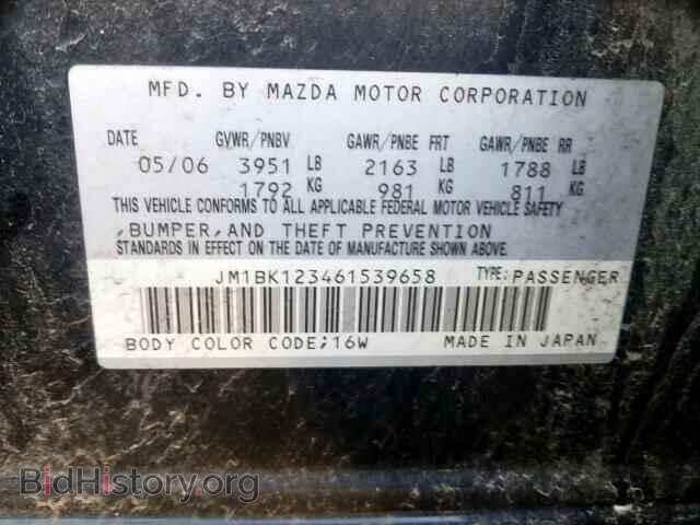 2006 MAZDA 3 S - VIN: JM1BK123461539658 - Фото 10