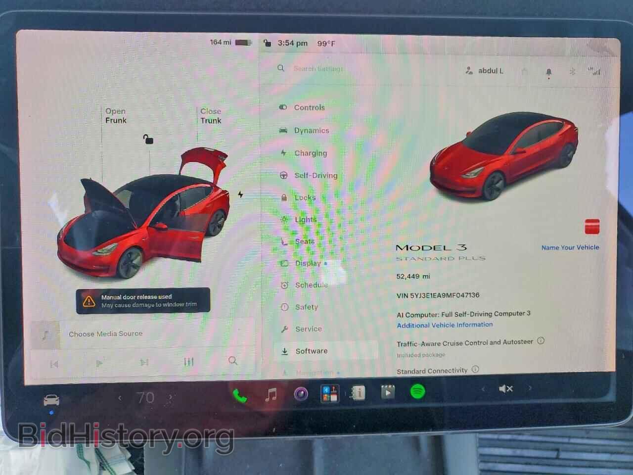 2021 TESLA MODEL 3 - VIN: 5YJ3E1EA9MF047136 - Photo 9