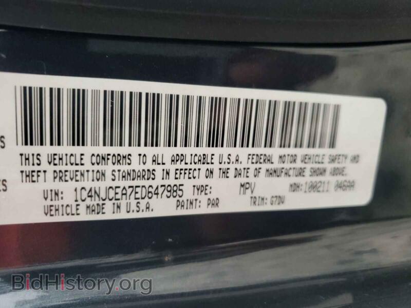 2014 Jeep COMPASS (VIN 1C4NJCEA7ED647985) — photo 10 of 10