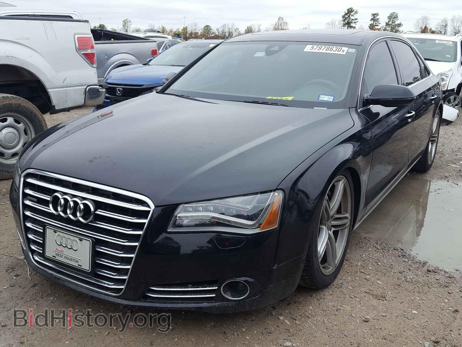 2013 AUDI A8 - VIN: WAURGAFDXDN005201 - Фото 2