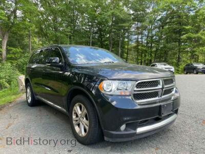 2012 Dodge DURANGO Crew, черный — VIN 1C4RDJDG8CC126862, Copart