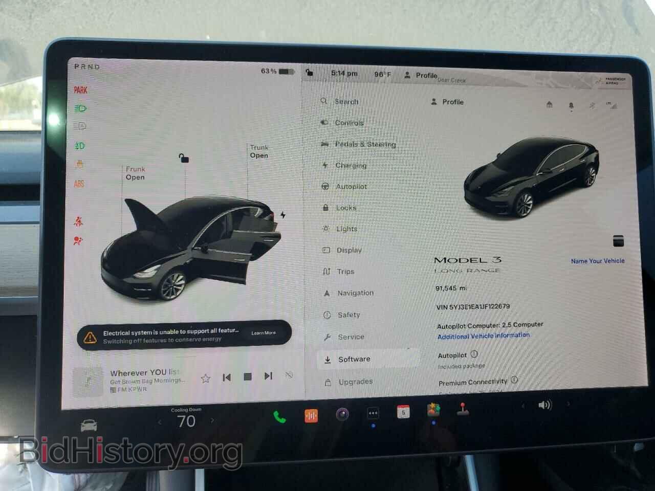 2018 TESLA MODEL 3 - VIN: 5YJ3E1EA1JF122679 - Фото 9