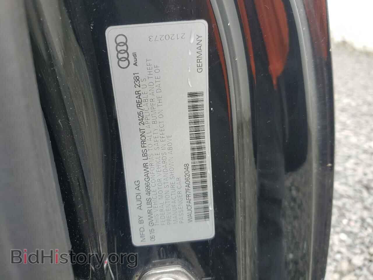 2015 AUDI A5 - VIN: WAUCFAFR7FA062048 - Фото 12