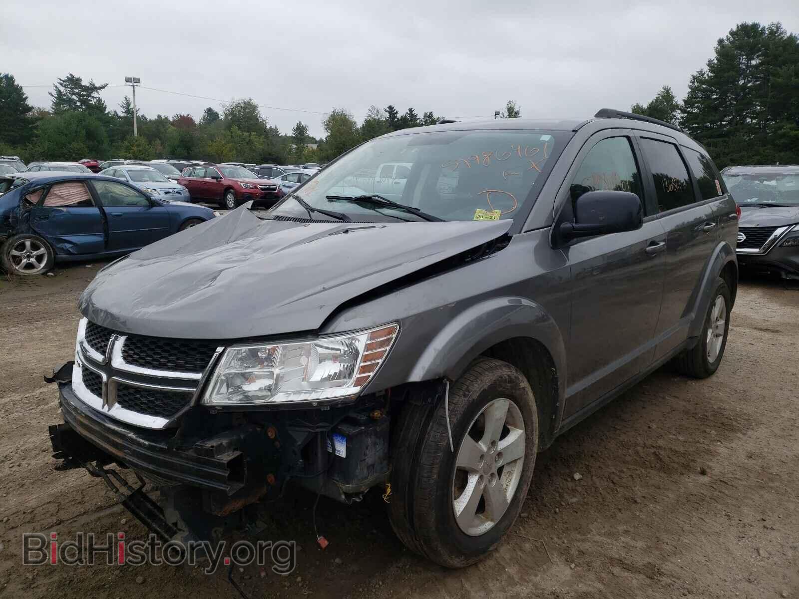 2012 DODGE JOURNEY - VIN: 3C4PDDBGXCT336394 - Фото 2