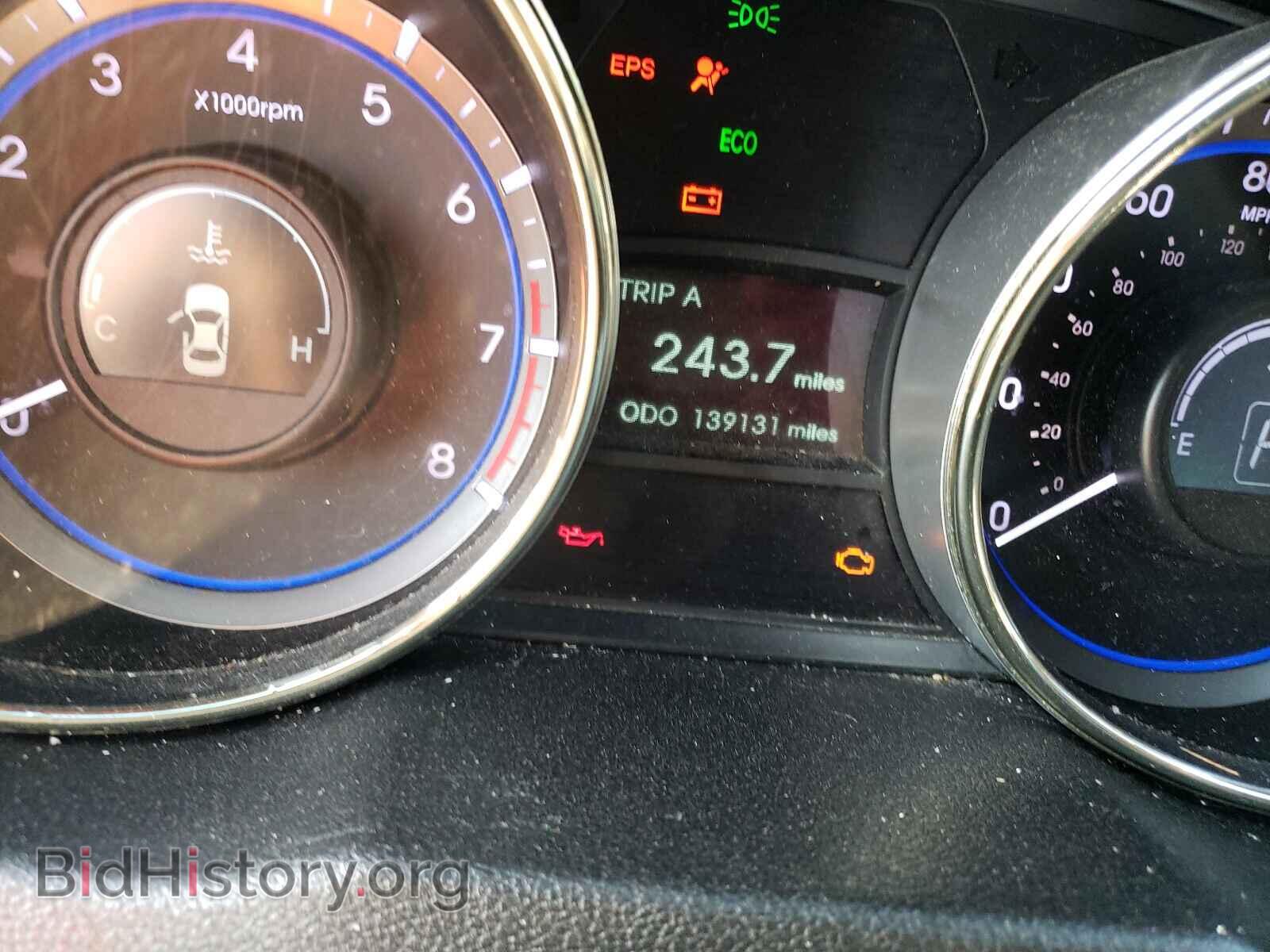 2012 HYUNDAI SONATA - VIN: 5NPEB4AC7CH491545 - Фото 8