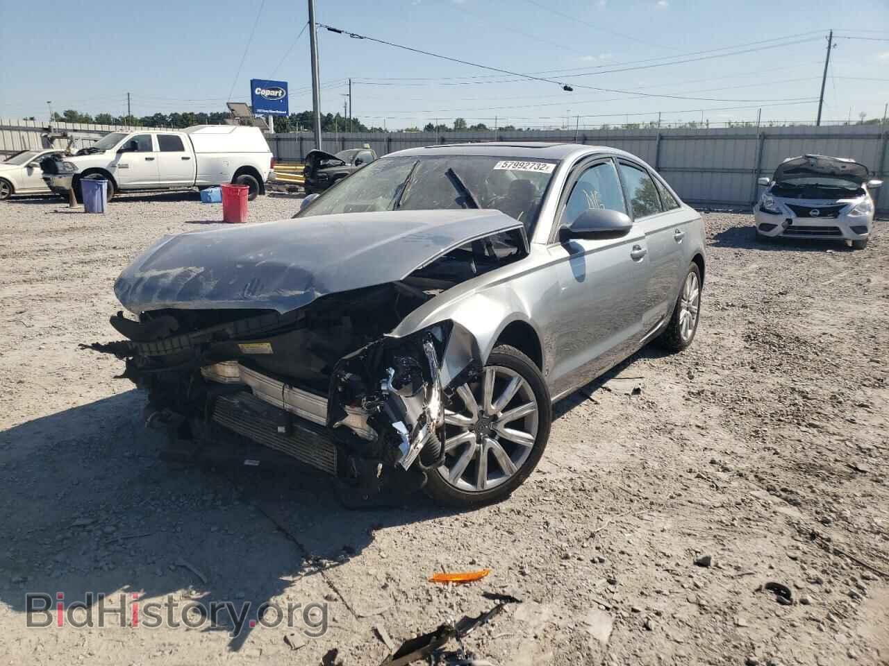 2013 AUDI A6 - VIN: WAUGFAFC3DN119574 - Фото 2