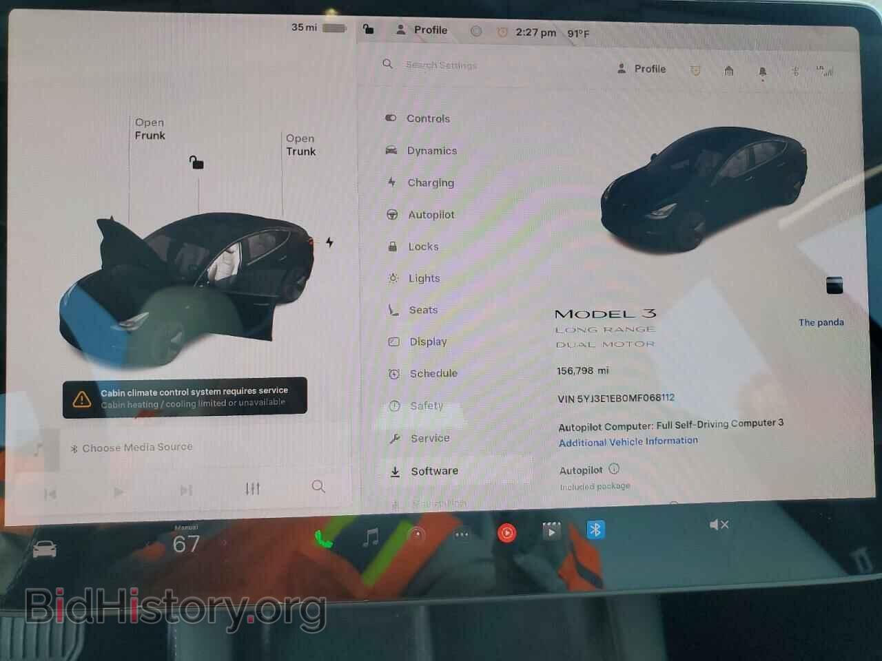 2021 TESLA MODEL 3 - VIN: 5YJ3E1EB0MF068112 - Фото 9