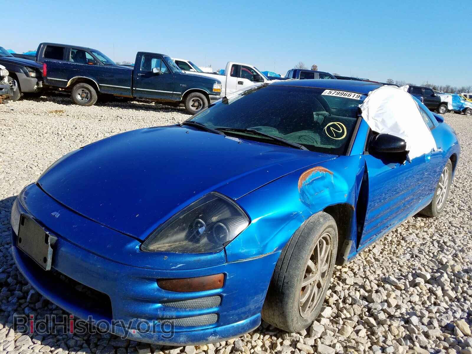 2002 MITSUBISHI ECLIPSE - VIN: 4A3AC44G72E062122 - Photo 2