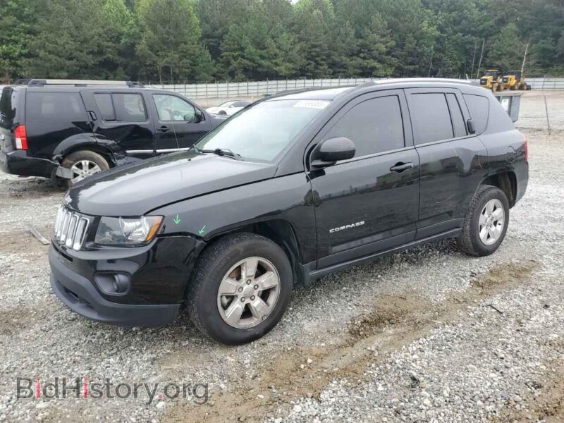 2014 Jeep COMPASS Sport (VIN 1C4NJCBA3ED552490) — photo 1 of 14, Copart, damage: front end