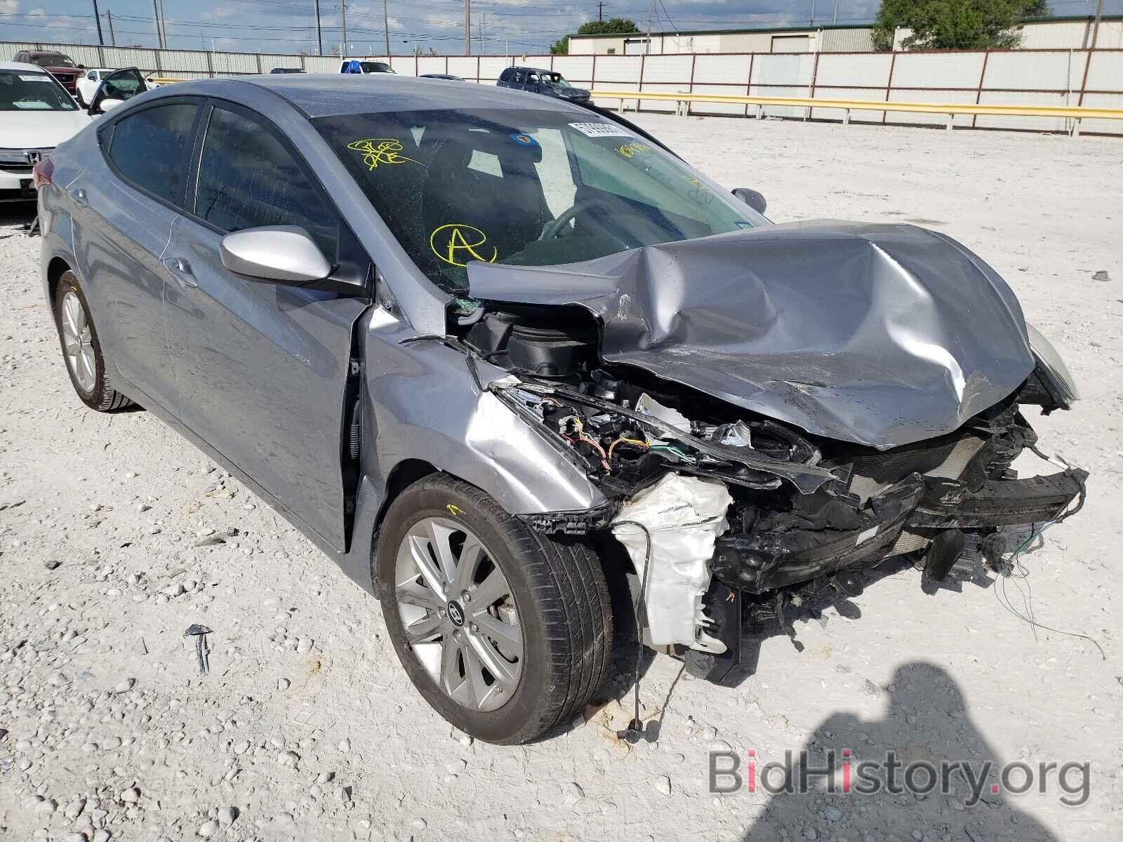 Photo 5NPDH4AE0GH659706 - HYUNDAI ELANTRA 2016