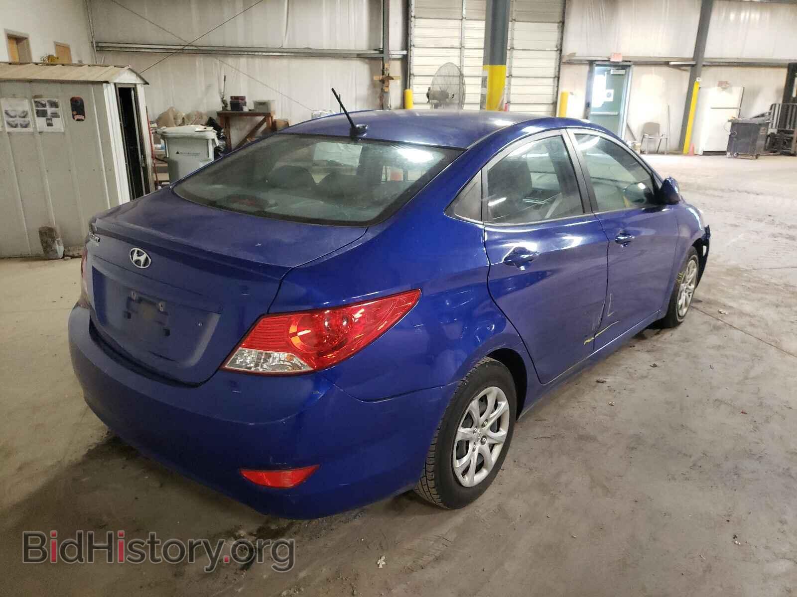 2014 HYUNDAI ACCENT - VIN: KMHCT4AEXEU675405 - Фото 4