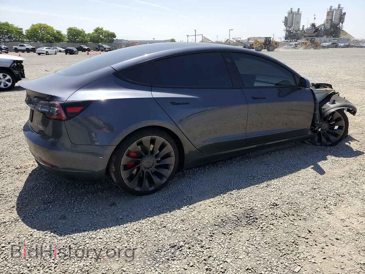 2022 TESLA MODEL 3 - VIN: 5YJ3E1EC4NF177991 - Фото 3