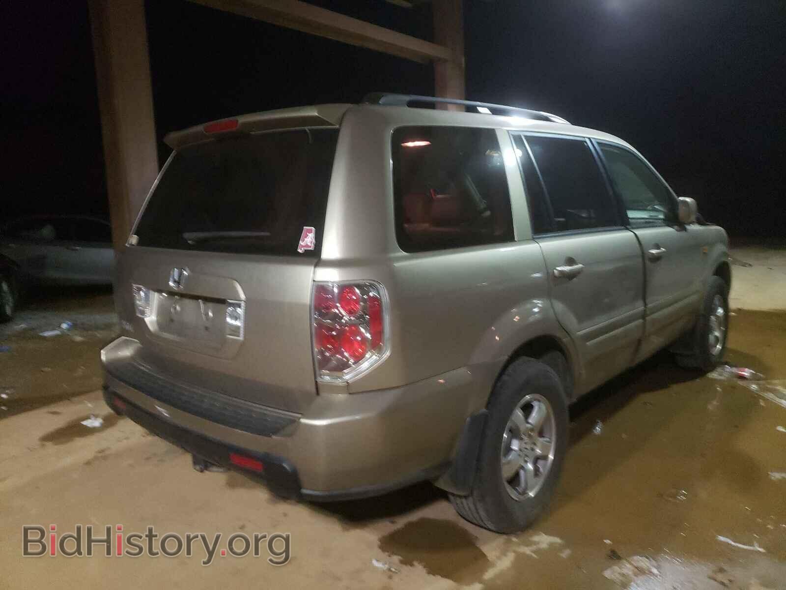 2007 HONDA PILOT - VIN: 5FNYF28677B042652 - Фото 4