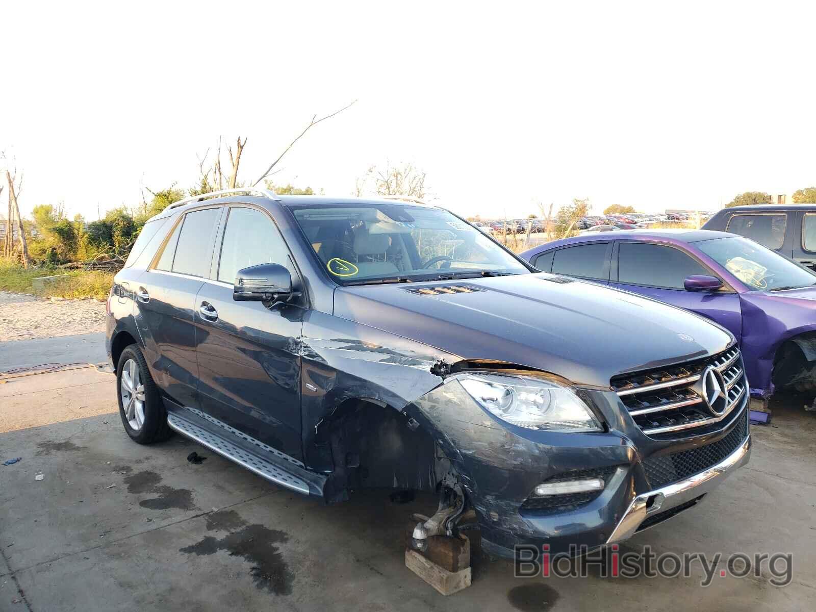 Photo 4JGDA5HB2CA055464 - MERCEDES-BENZ M-CLASS 2012