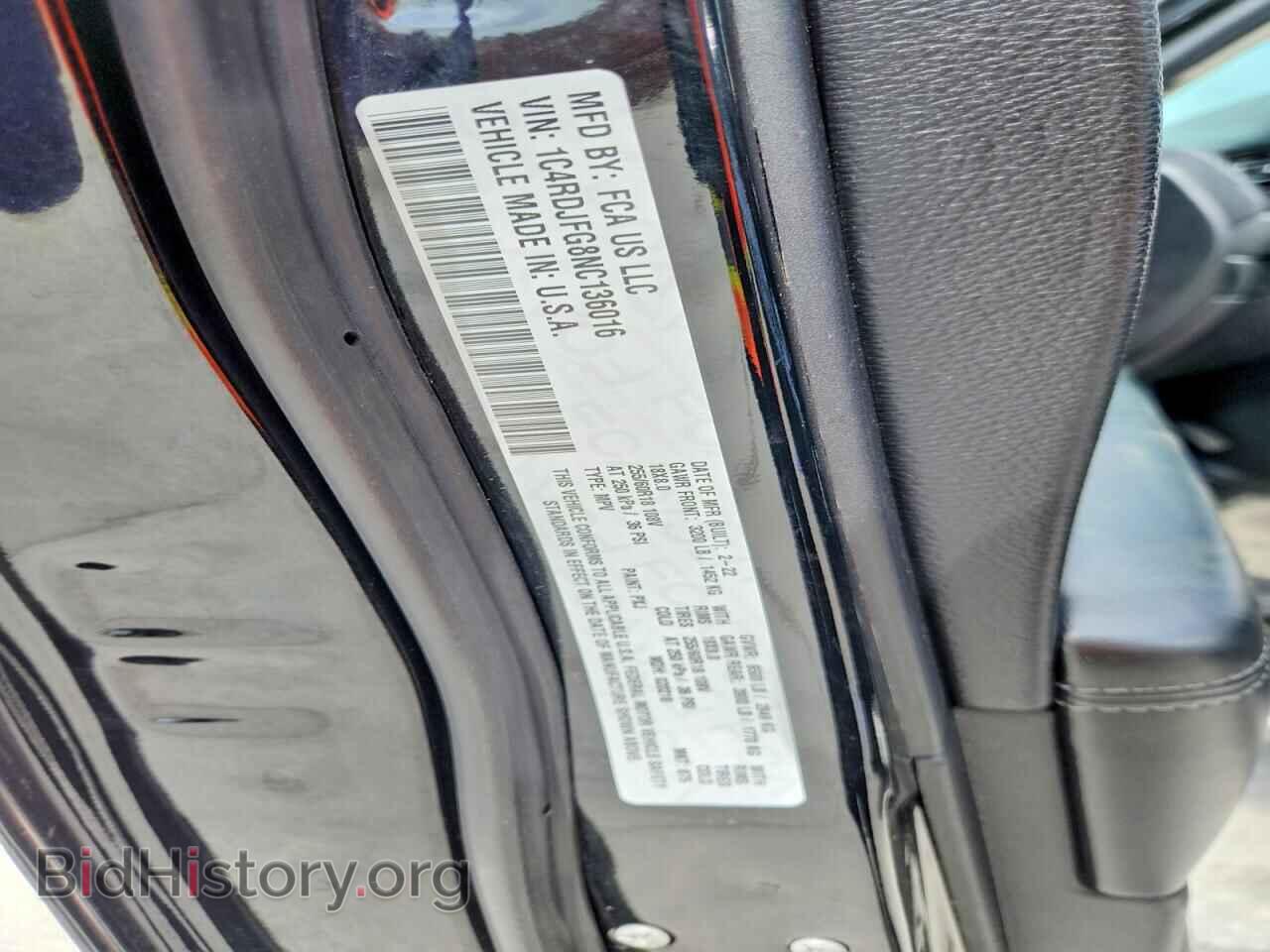 2022 DODGE DURANGO - VIN: 1C4RDJFG8NC136016 - Photo 12