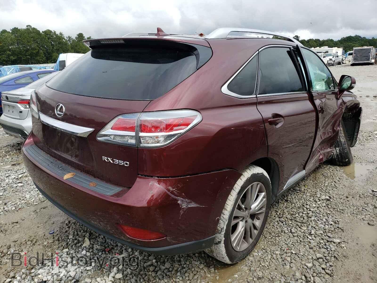 2013 LEXUS RX350 - VIN: 2T2BK1BA2DC157454 - Фото 4