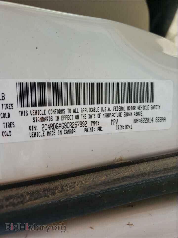 2012 DODGE RAM VAN - VIN: 2C4RDGAG9CR257992 - Photo 10
