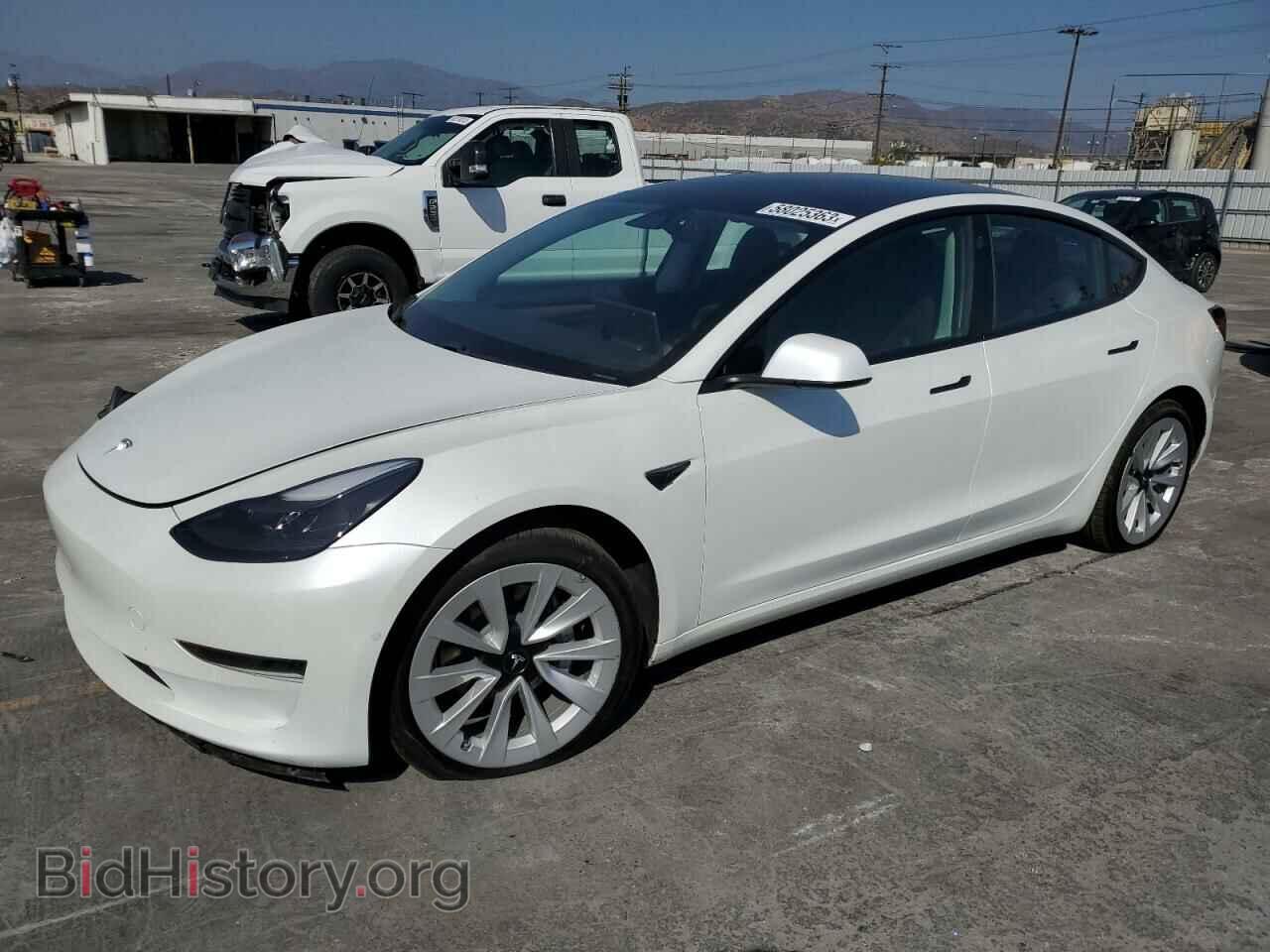 Photo 5YJ3E1EA6MF001442 - TESLA MODEL 3 2021