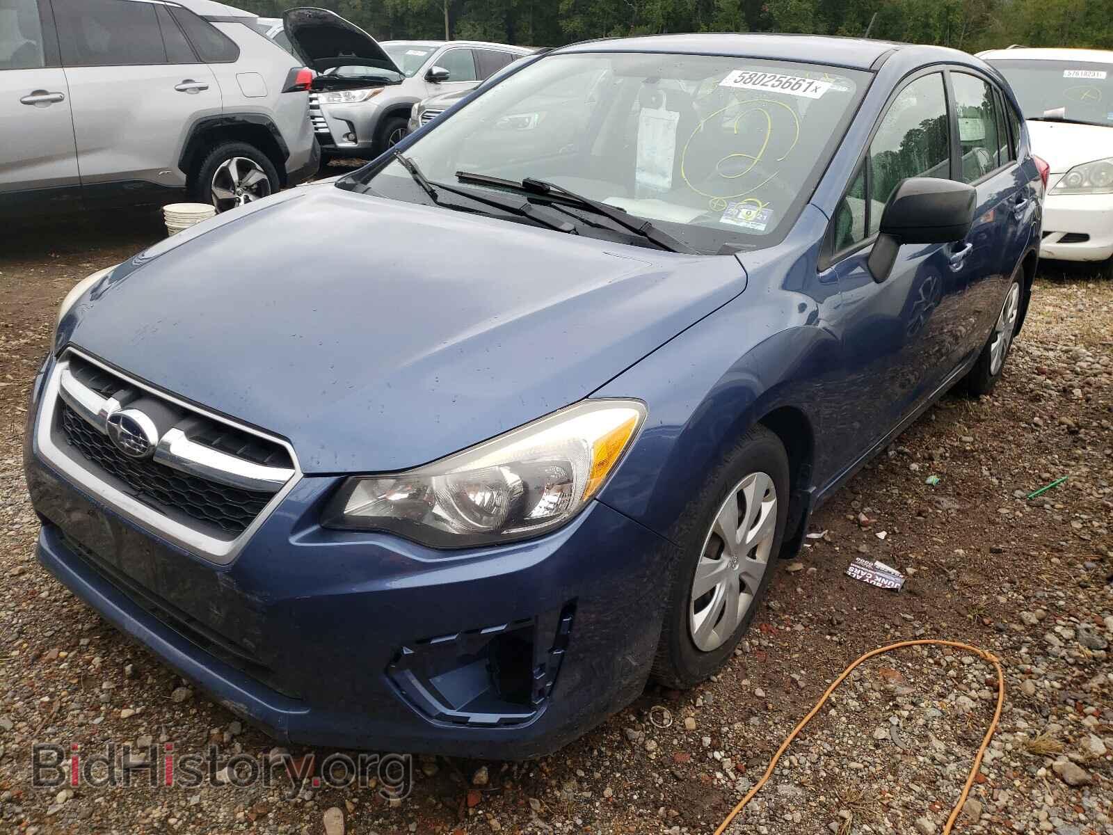 2012 SUBARU IMPREZA - VIN: JF1GPAA65CH215632 - Фото 2