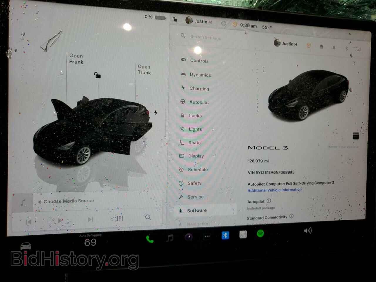 2022 TESLA MODEL 3 - VIN: 5YJ3E1EA6NF369993 - Фото 9
