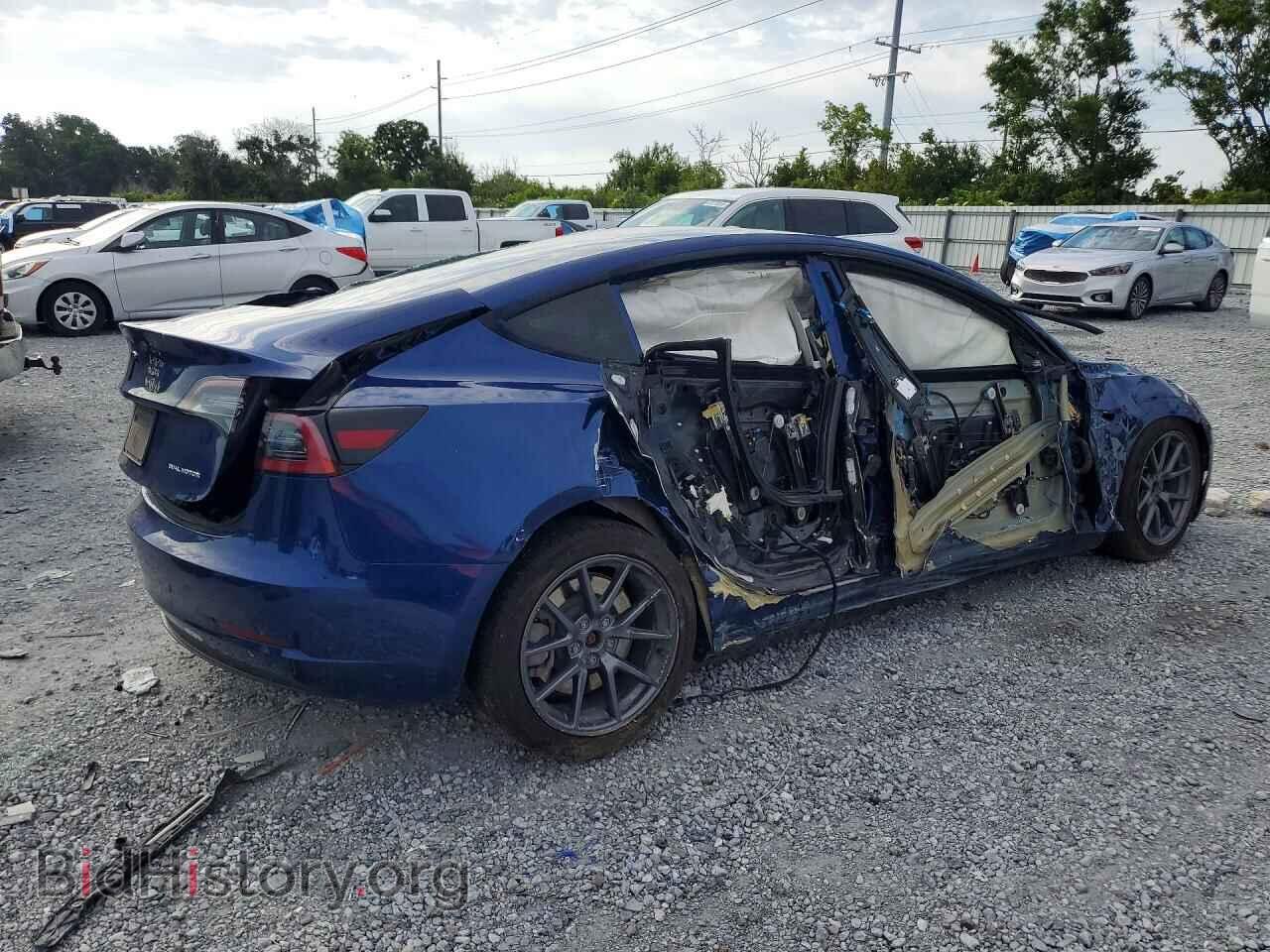 2022 TESLA MODEL 3 - VIN: 5YJ3E1EB5NF115409 - Фото 3