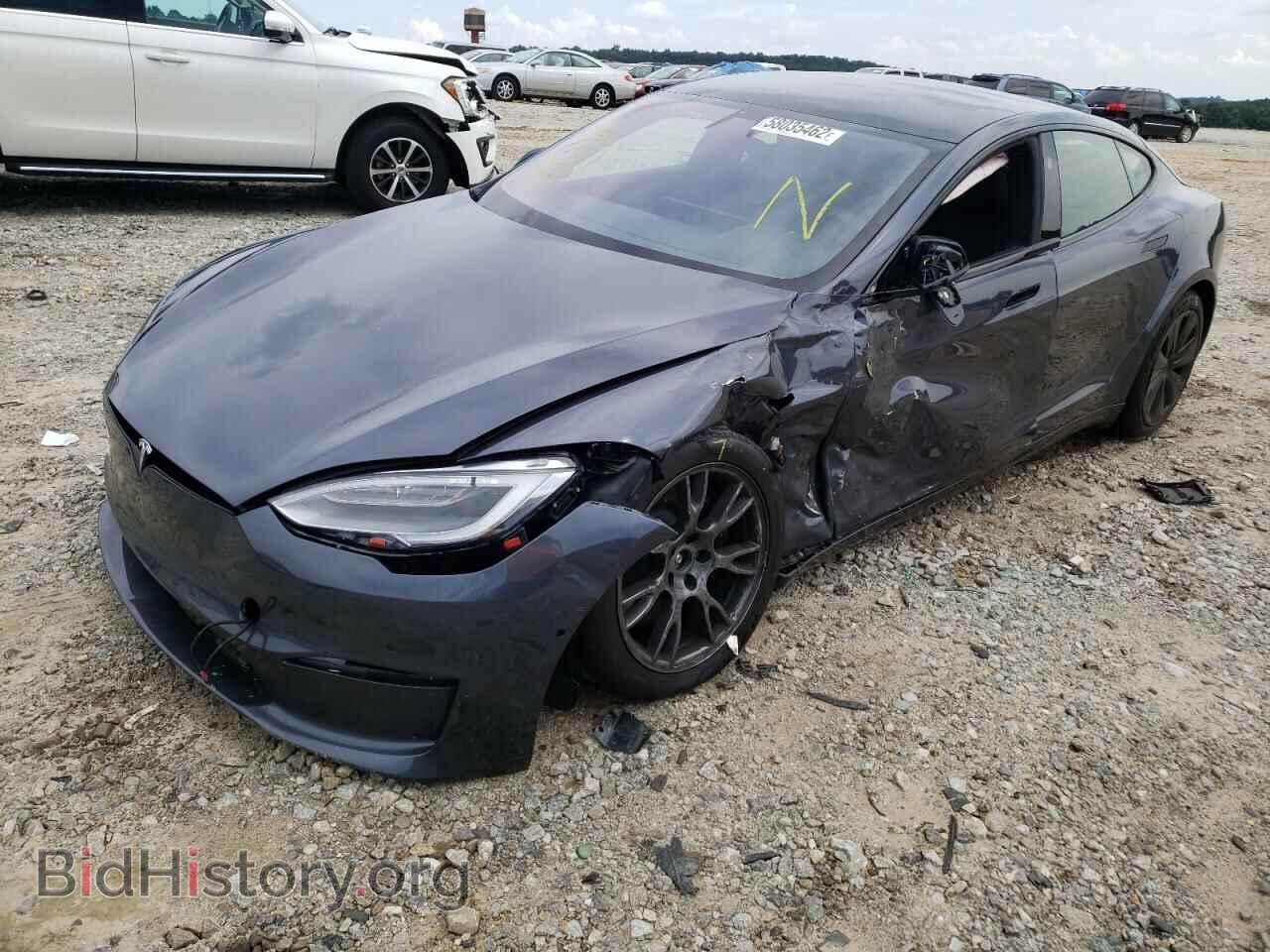 2021 TESLA MODEL S - VIN: 5YJSA1E51MF440011 - Фото 2