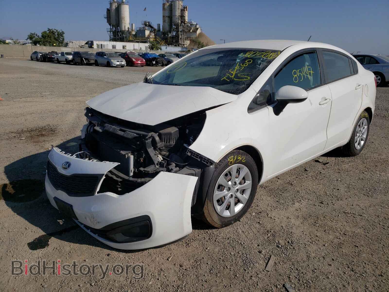 2015 KIA RIO - VIN: KNADM4A33F6521318 - Фото 2