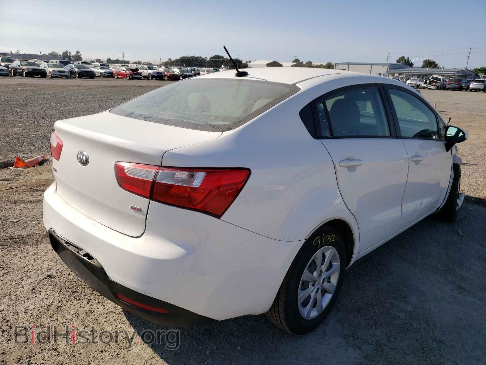 2015 KIA RIO - VIN: KNADM4A33F6521318 - Фото 4
