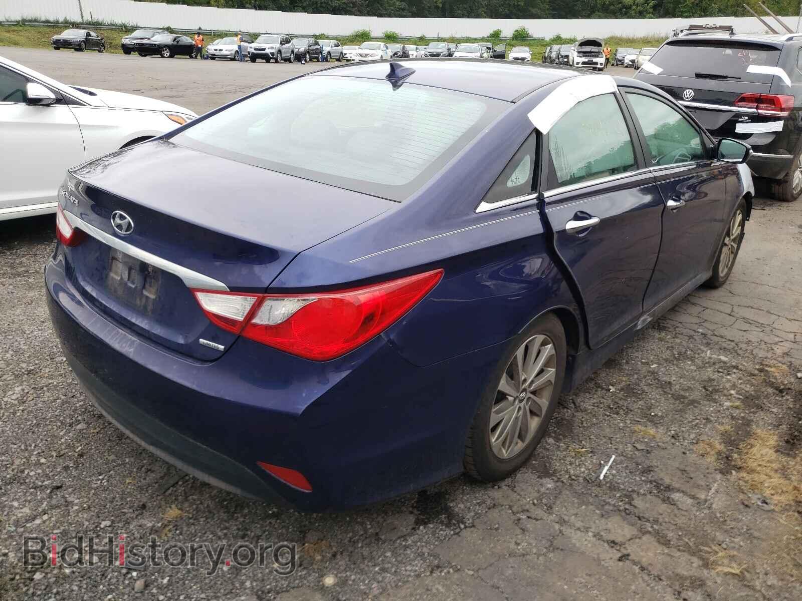 2014 HYUNDAI SONATA - VIN: 5NPEC4AC2EH844709 - Фото 4