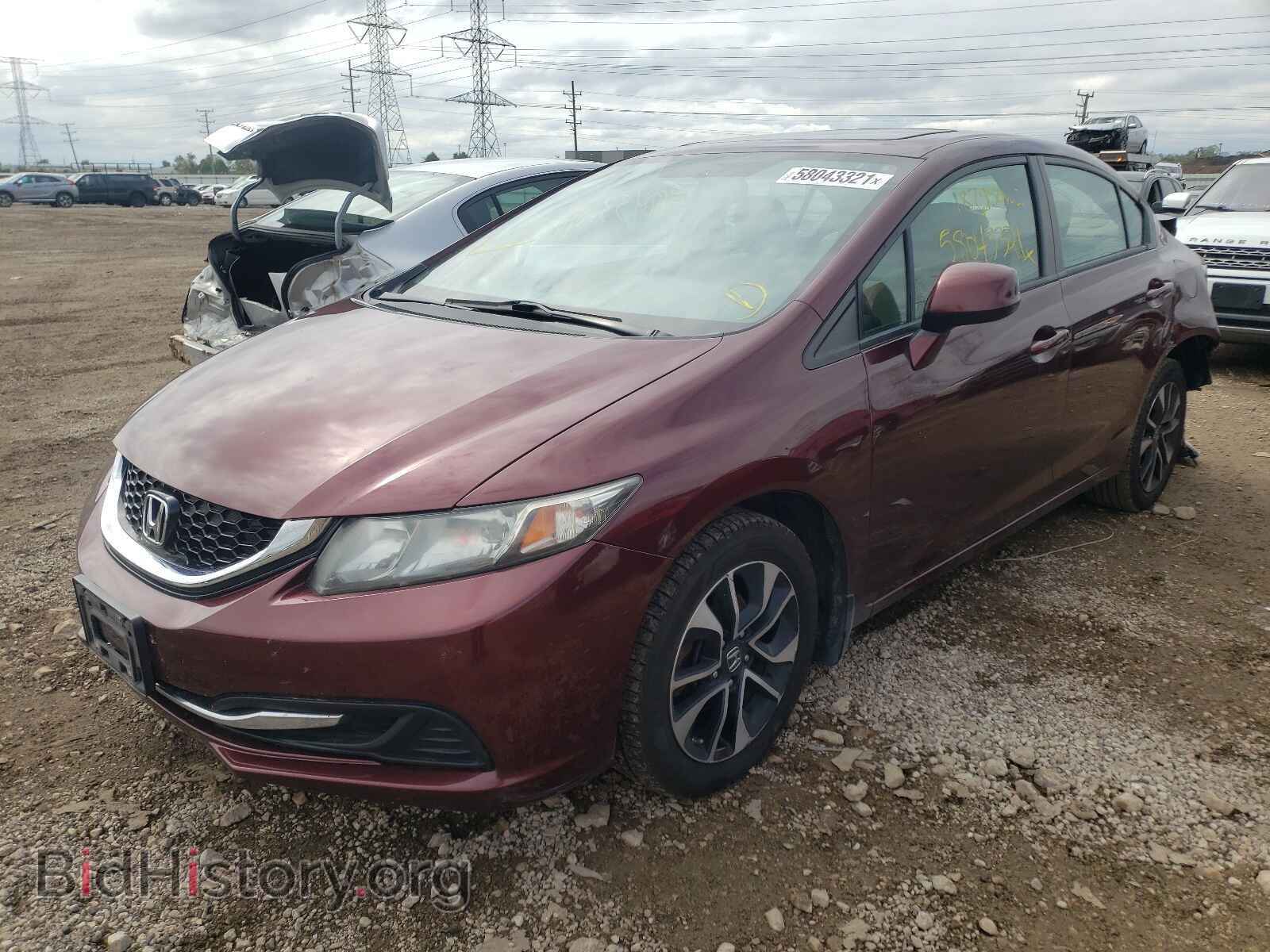 2013 HONDA CIVIC - VIN: 2HGFB2F85DH511882 - Фото 2