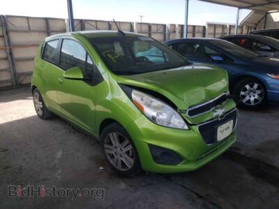 2015 Chevrolet SPARK Spark LS, green — VIN KL8CB6S94FC715501, Copart