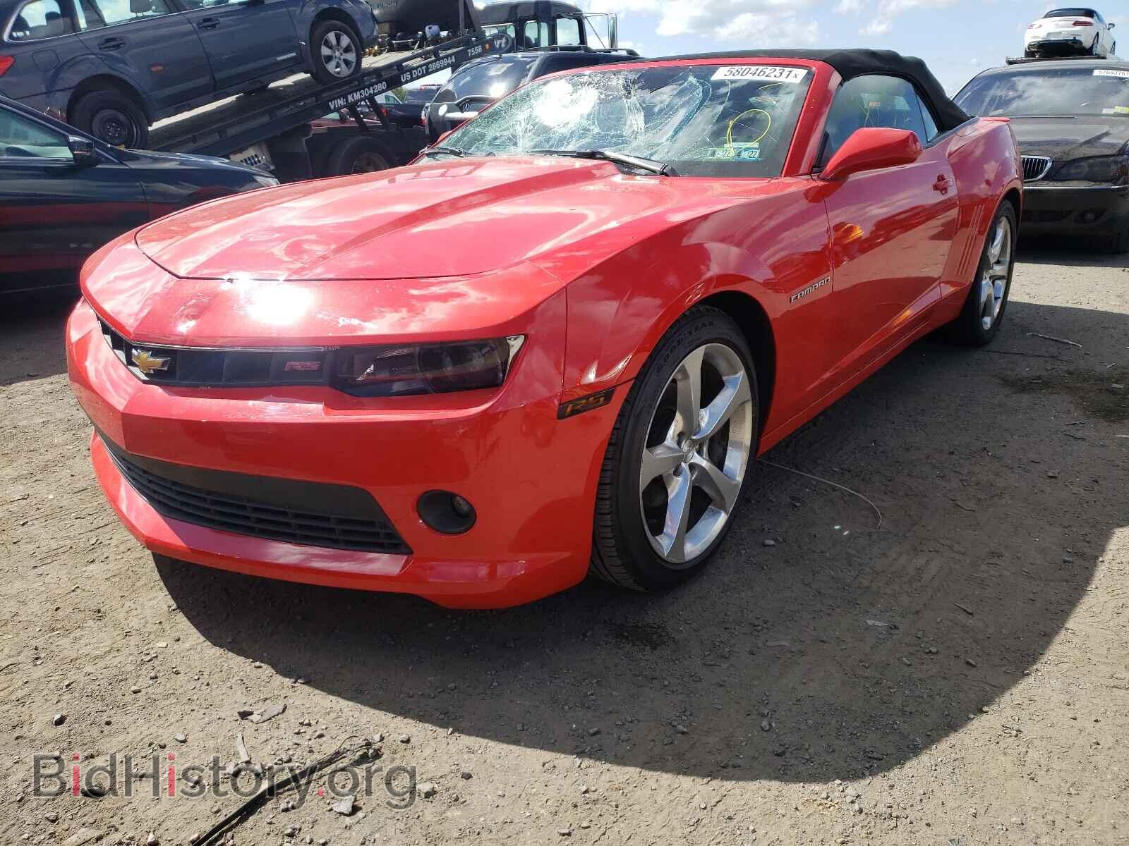 2015 CHEVROLET CAMARO - VIN: 2G1FF3D36F9296423 - Фото 2