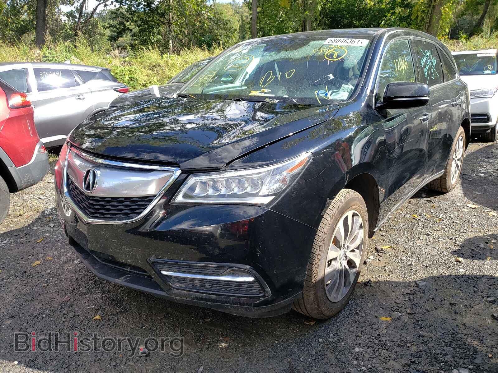 2014 ACURA MDX - VIN: 5FRYD4H46EB001702 - Фото 2