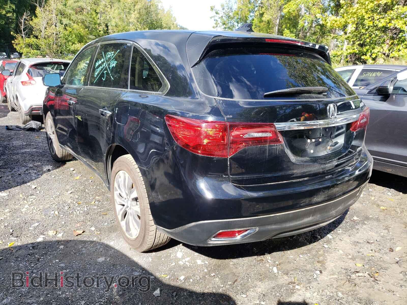 2014 ACURA MDX - VIN: 5FRYD4H46EB001702 - Фото 3