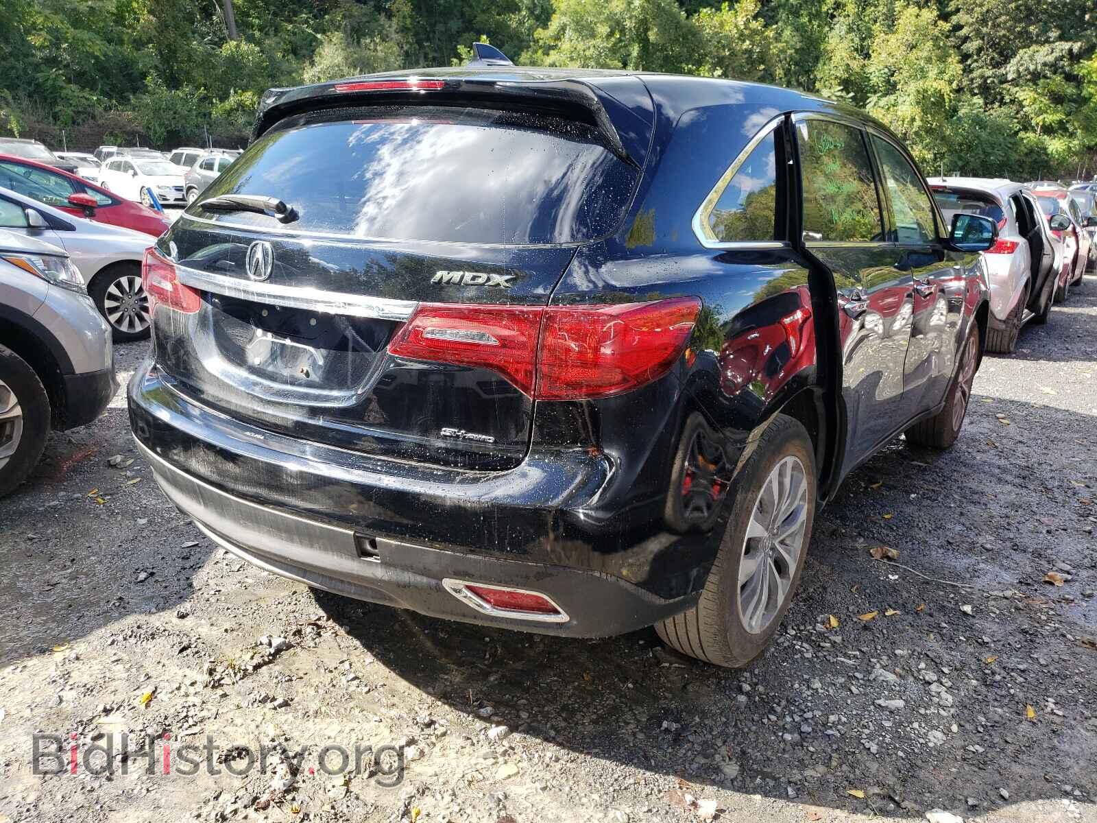 2014 ACURA MDX - VIN: 5FRYD4H46EB001702 - Фото 4