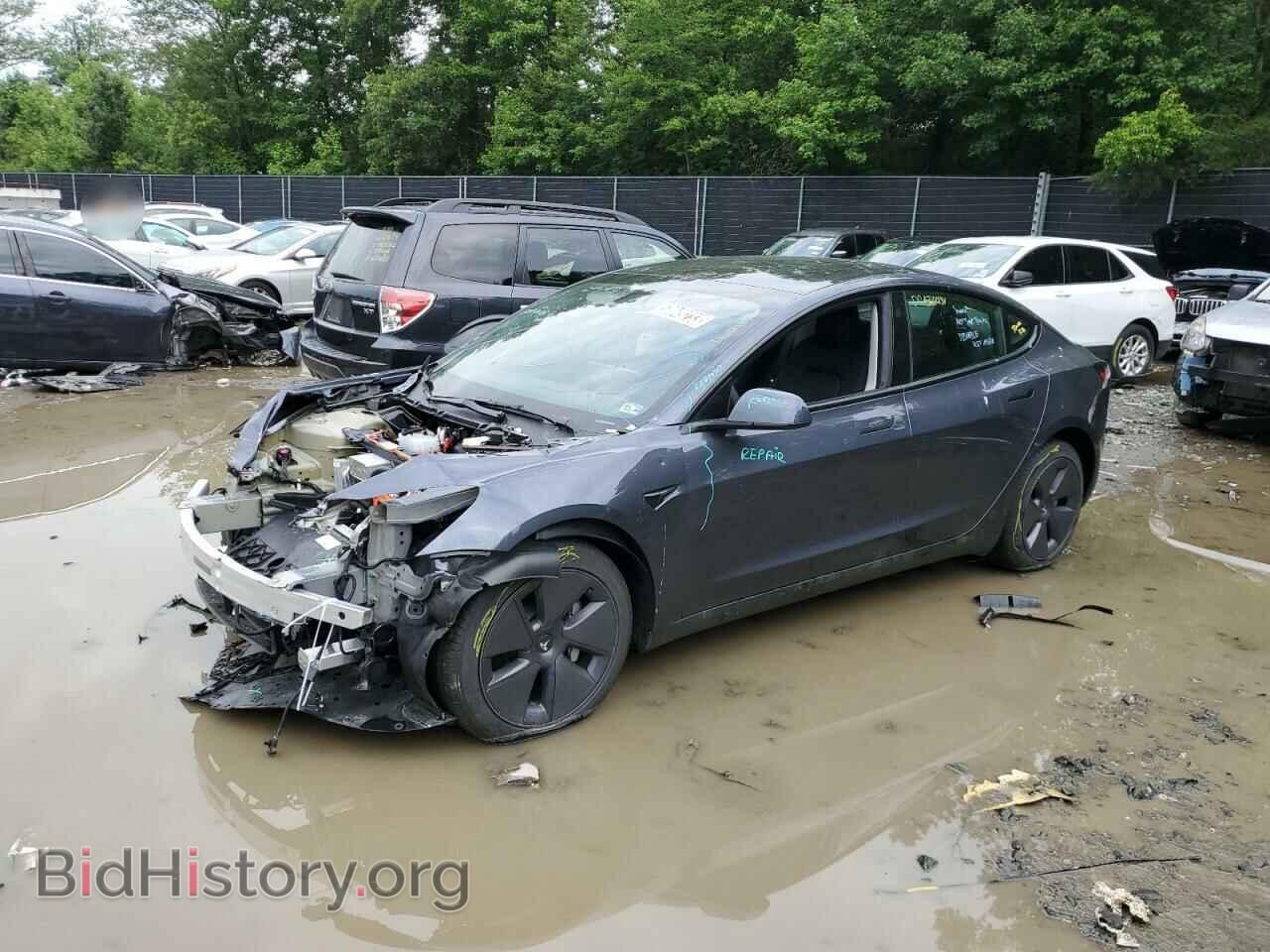 Photo 5YJ3E1EA1NF369092 - TESLA MODEL 3 2022