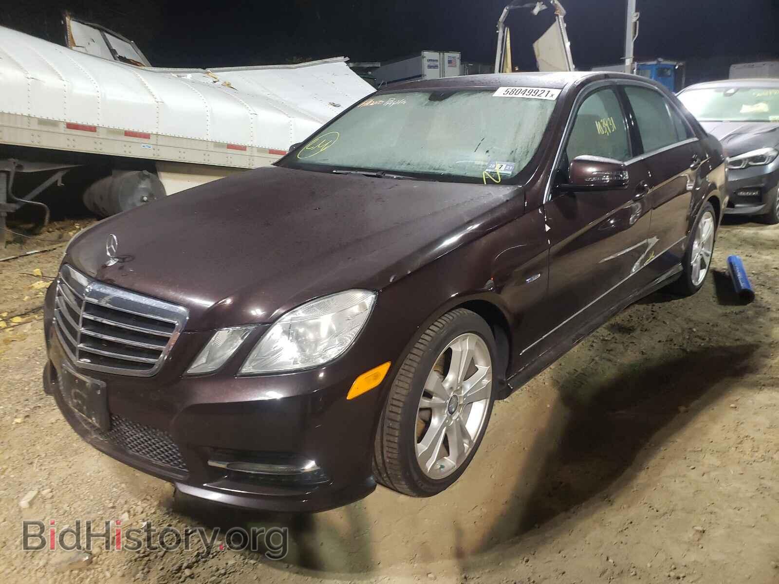 2012 MERCEDES-BENZ E-CLASS - VIN: WDDHF8JB1CA603527 - Фото 2