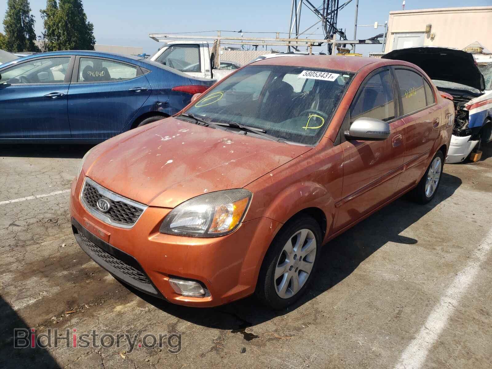2010 KIA RIO - VIN: KNADH4A30A6651778 - Фото 2