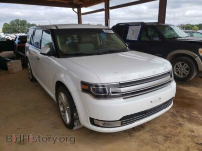 2018 Ford FLEX Flex Limit, white — VIN 2FMGK5D86JBA09691, Copart